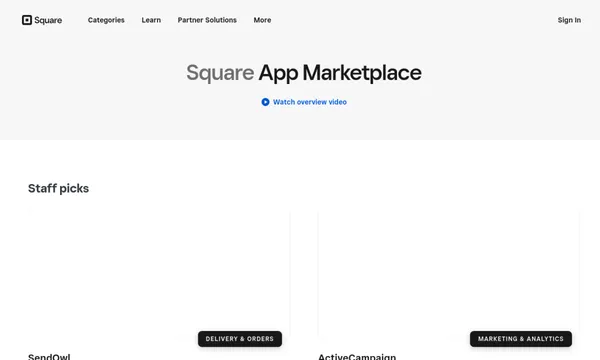 Square App Marketplace