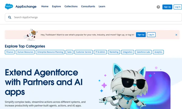 Screenshot of Salesforce AppExchange