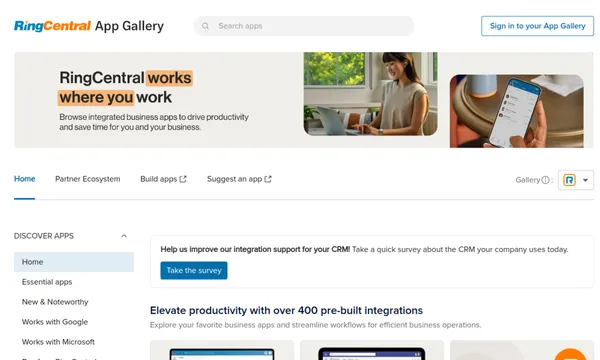 RingCentral App Gallery