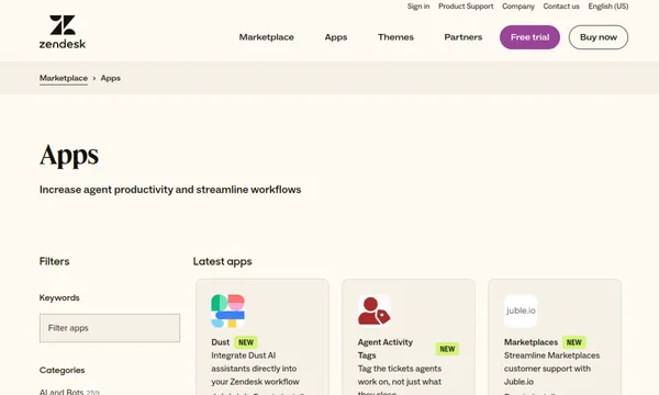 Zendesk Marketplace