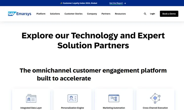 Screenshot of Emarsys Partner Connect