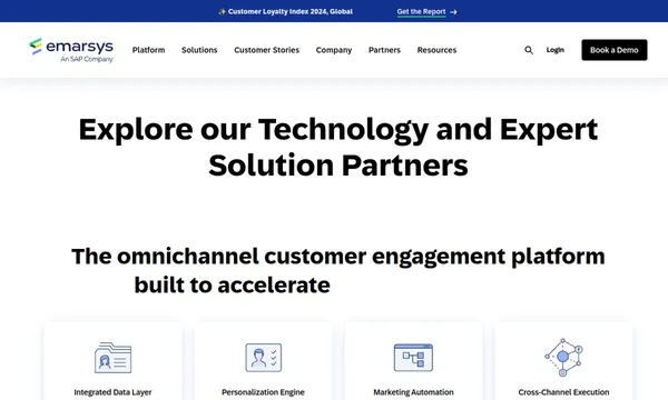 Screenshot of Emarsys Partner Connect