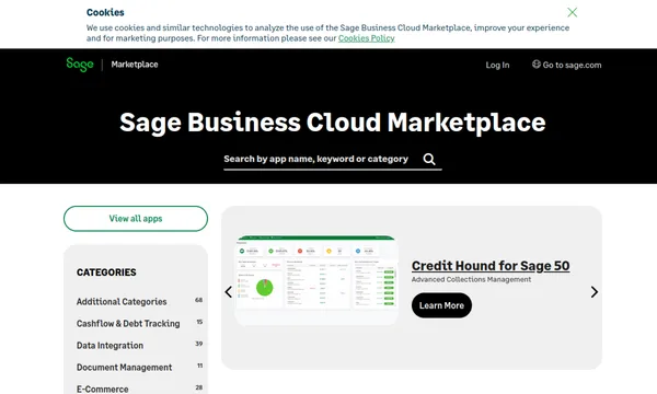 Sage Business Cloud App Marketplace (US)