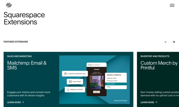 Squarespace Extensions