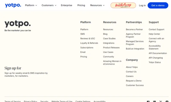 Screenshot of Yotpo Integrations & App Market