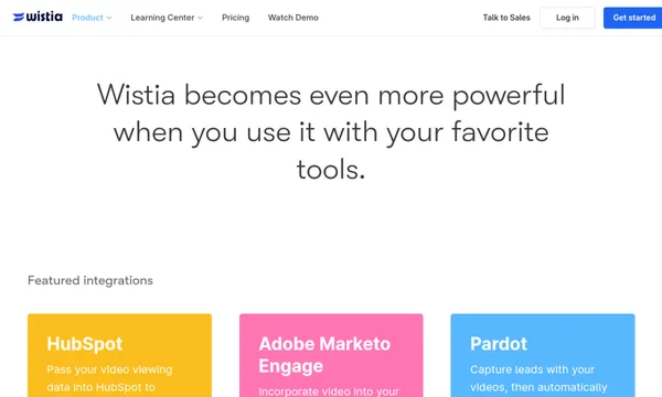 Wistia Integrations