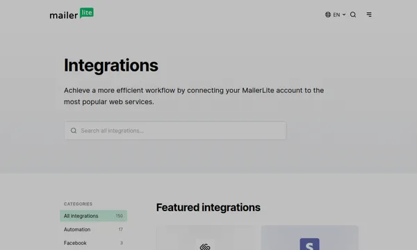 Mailerlite Integrations