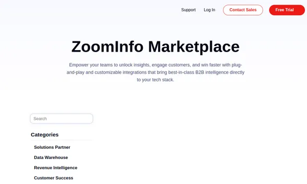 Zoominfo Marketplace