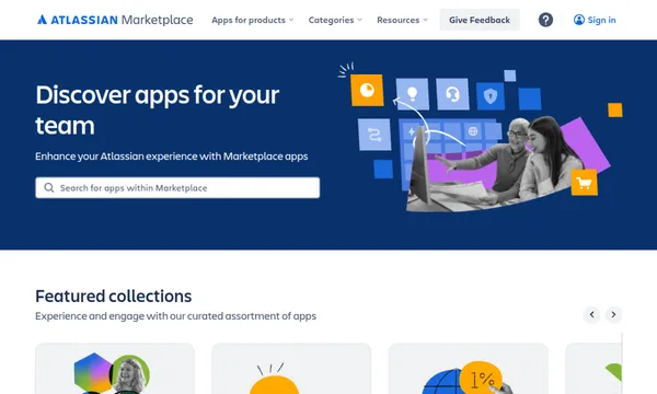 Screenshot of Atlassian Marketplace