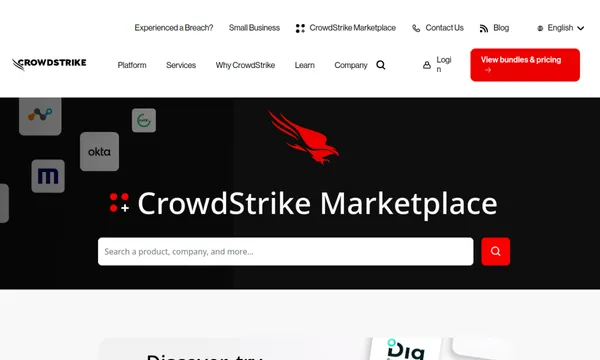 Screenshot of CrowdStrike Marketplace