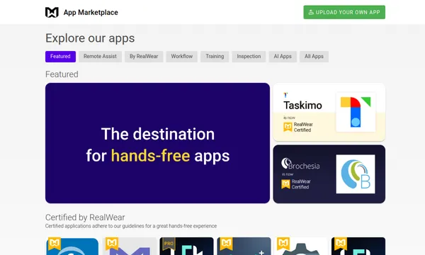 Realwear App Marketplace
