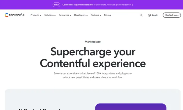 Contentful Marketplace