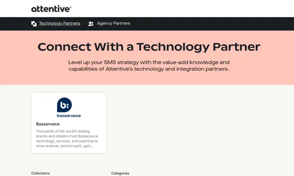 Screenshot of Attentive Technology Partners