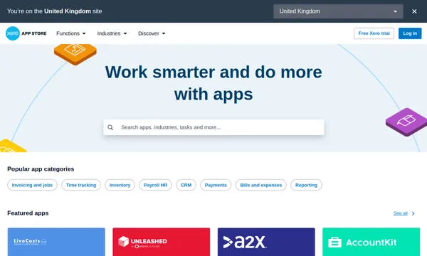 Xero App Store (UK)